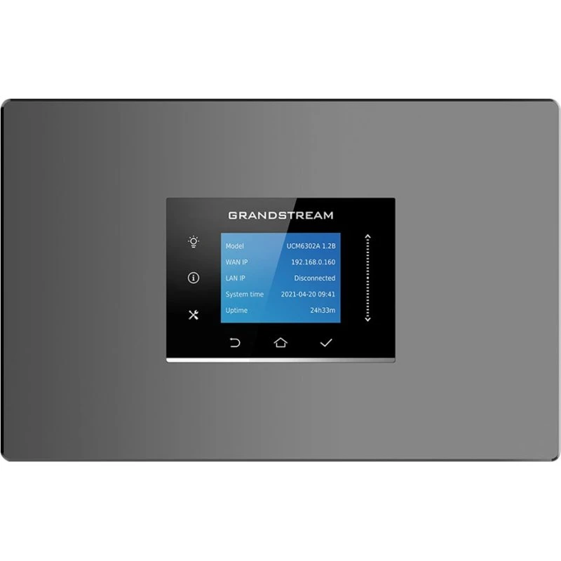 Grandstream UCM6302A IP-PBX med 2 FXO, 2 FXS og 3 GbE-porte