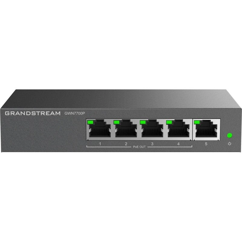Grandstream GWN7700P 5-Port Gigabit PoE+ Switch