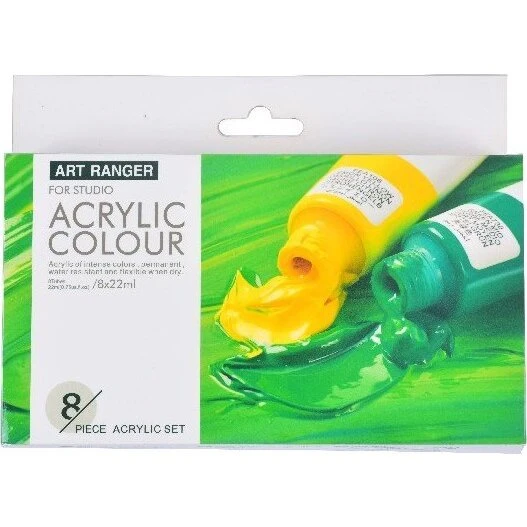 Art Ranger Akrylmaling 8 Farver 22ml
