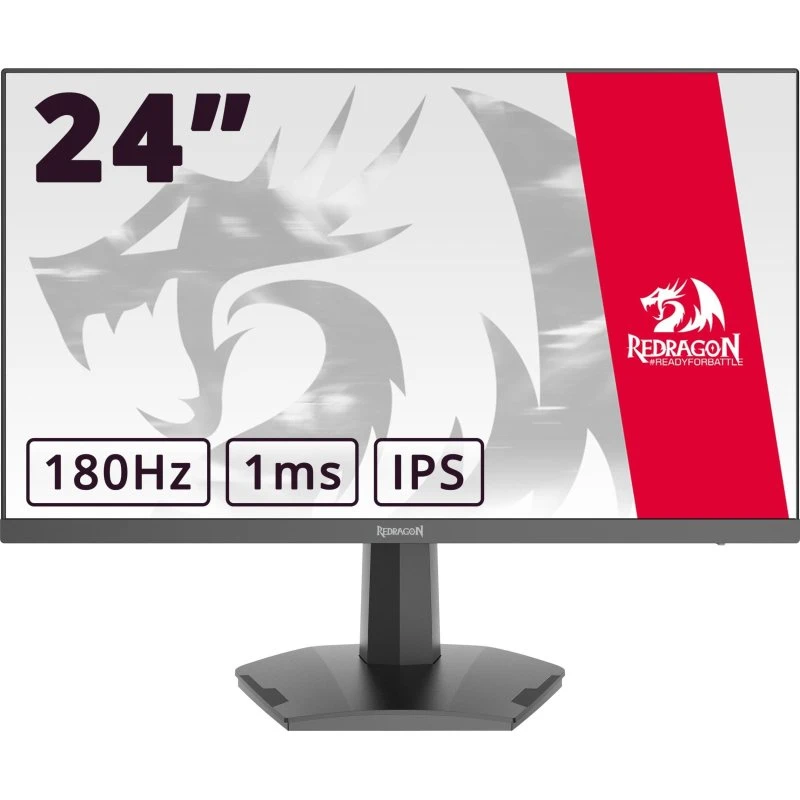 Redragon AZUR II 23,8" 180Hz IPS Gaming Monitor, Sort