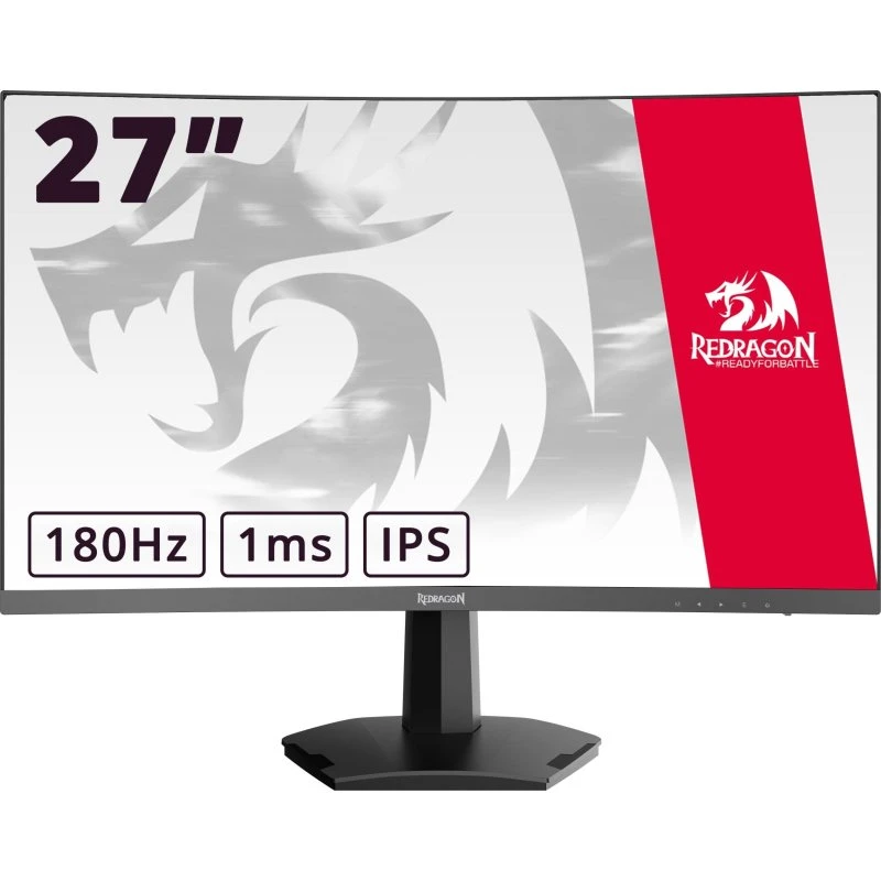 Redragon AMBER II 27" Kurvet 180Hz Gaming Skærm, Sort
