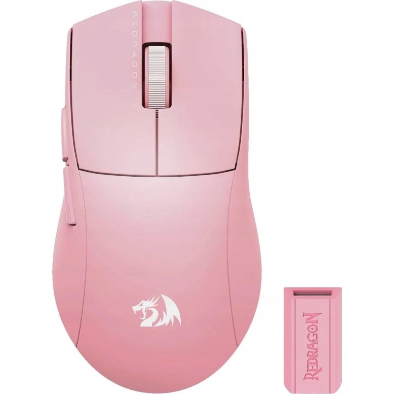Redragon M916P-PRO-4K K1NG trådløs mus, lyserød