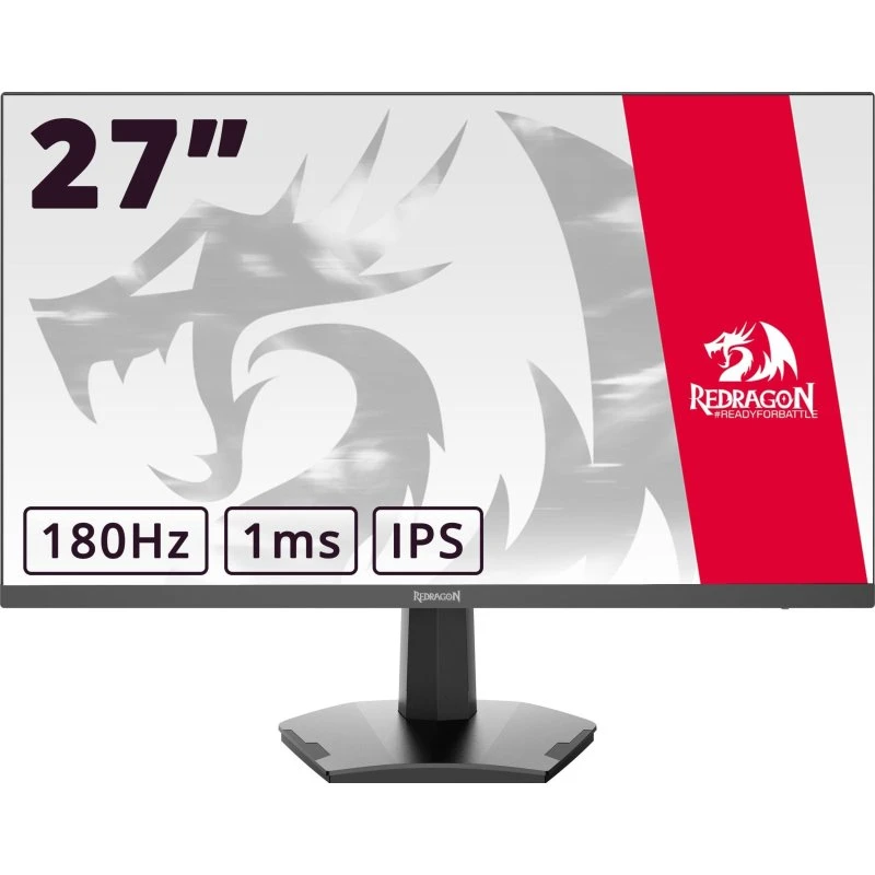 Redragon Mirror II 27" 180Hz IPS Gaming Skærm, Sort