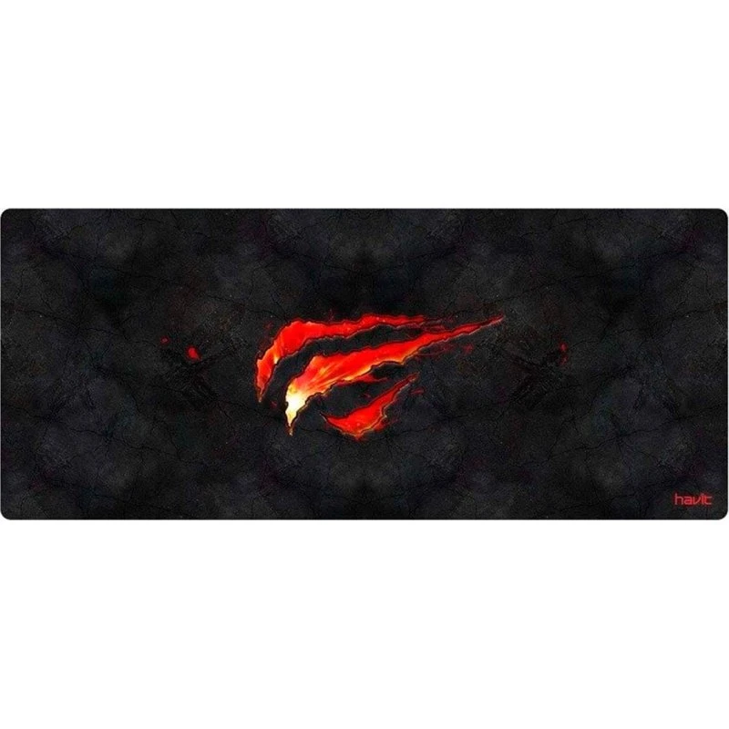 Havit HV-MP860 Gaming Mousepad L, Sort/Rød, 70x30 cm