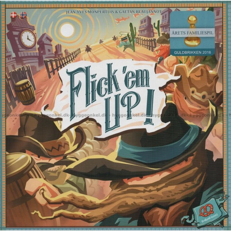 Flick 'em Up! - Dansk brætspil (Det vilde Vesten)