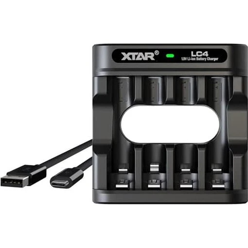 XTAR L4 4x0,5A AA/AAA Hurtigoplader
