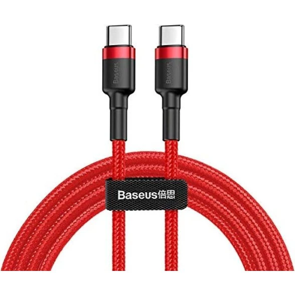 Baseus Cafule QC 3.0 USB-C til USB-C 2m Rød