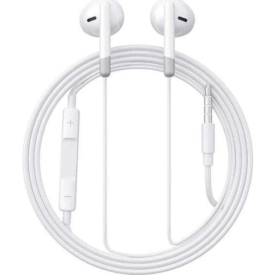 Joyroom JR-EW01 Hvid In-ear Hovedtelefon med Fjernbetjening
