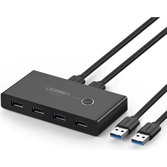 Ugreen 30768 USB 3.2 Gen 1 Type-A Hub, Sort, 5000 Mbit/s
