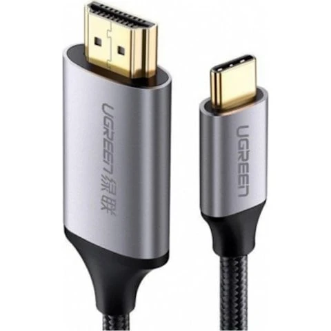 UGREEN USB-C til HDMI 1,5 m, sort med aluminumskal