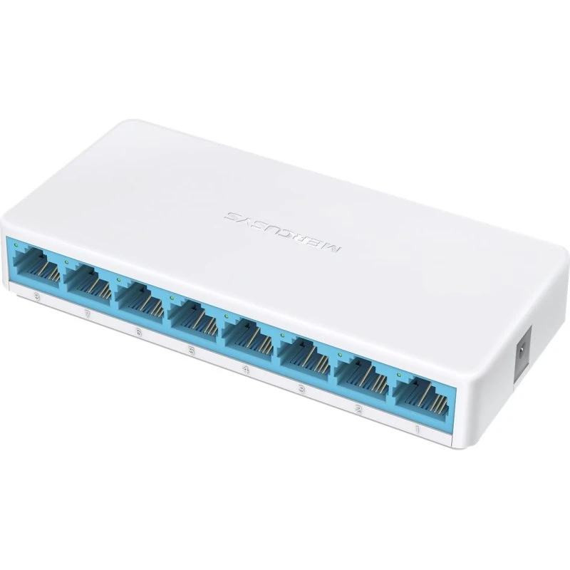 Mercusys MS108 8-port Fast Ethernet-switch, ikke-administreret