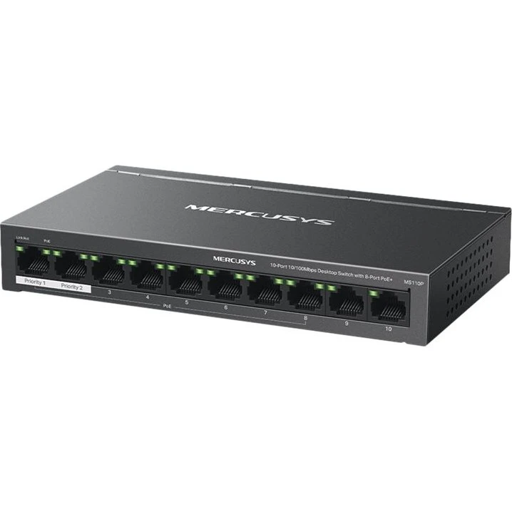 Mercusys MS110P V1 10-porte PoE+ Switch