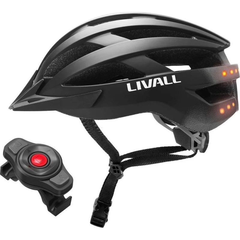 Livall MT1 Neo Smart Cykelhjelm, Sort, M (54-58cm)