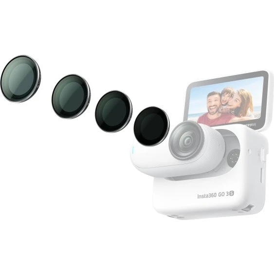 Insta360 GO 3S ND-filter-sæt (ND8, ND16, ND32, ND64) – Sort