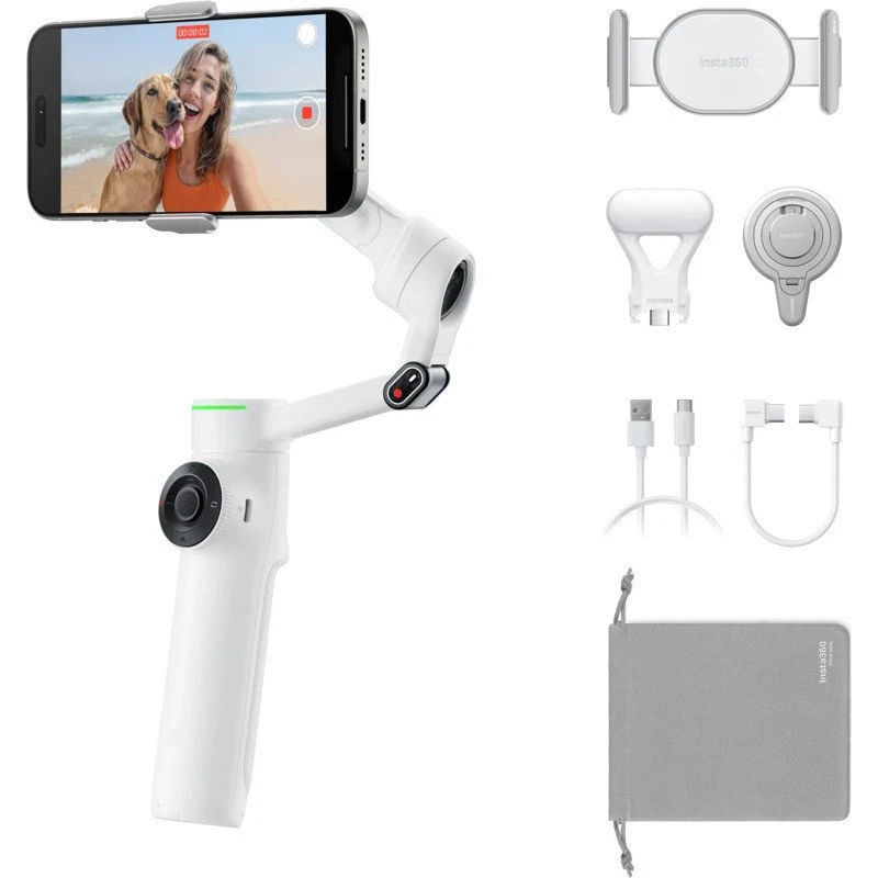 Insta360 Flow 2 Pro Creator Bundle - Hvid