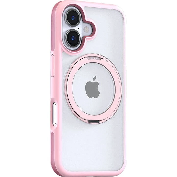 Torras Ostand R Fusion Case til iPhone 16, Pink