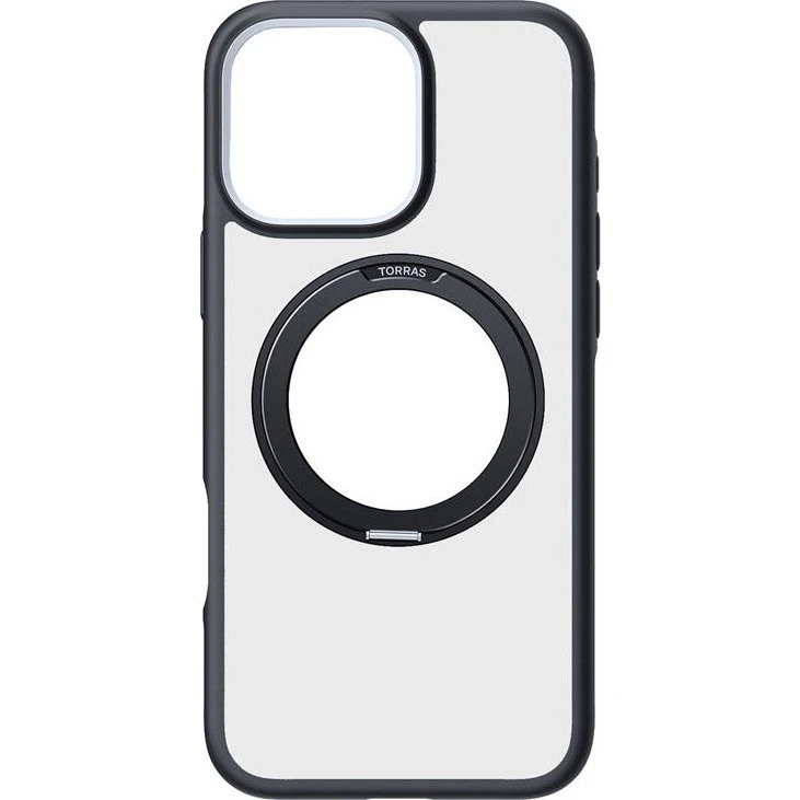 Torras Ostand R Fusion Case til iPhone 16 Pro, Sort