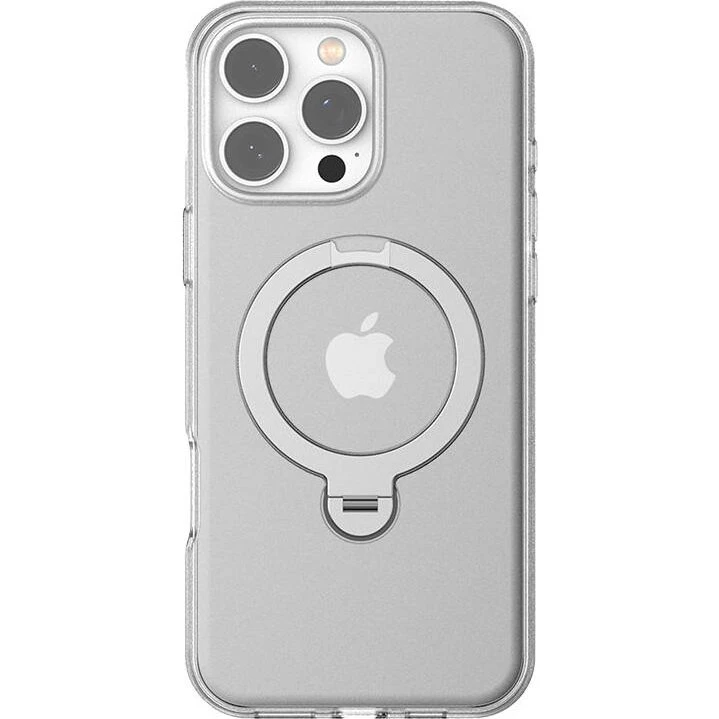 Torras Ostand Spin Cover til iPhone 16 Pro Max, Transparent