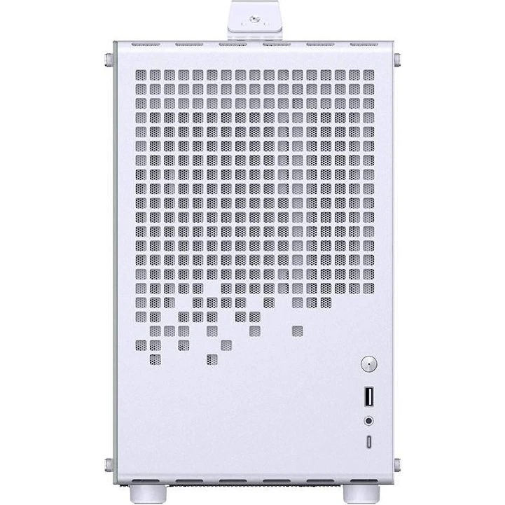 Jonsbo Z20 Micro-ATX Hvid Minitower med Hærdet Glas og Bærehåndtag