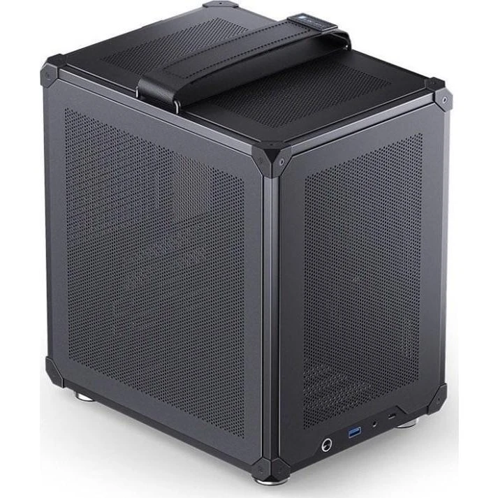 Jonsbo C6-ITX Mini-ITX-kabinet, sort, uden strømforsyning