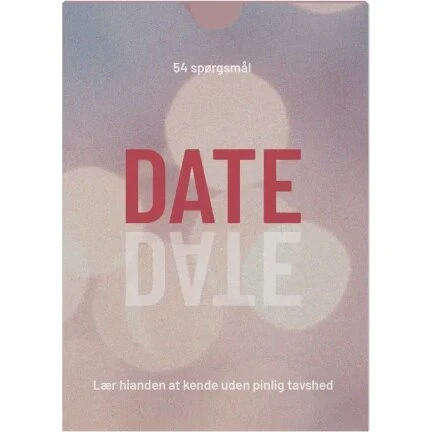 Date snakspil – samtalekort til at lære hinanden at kende