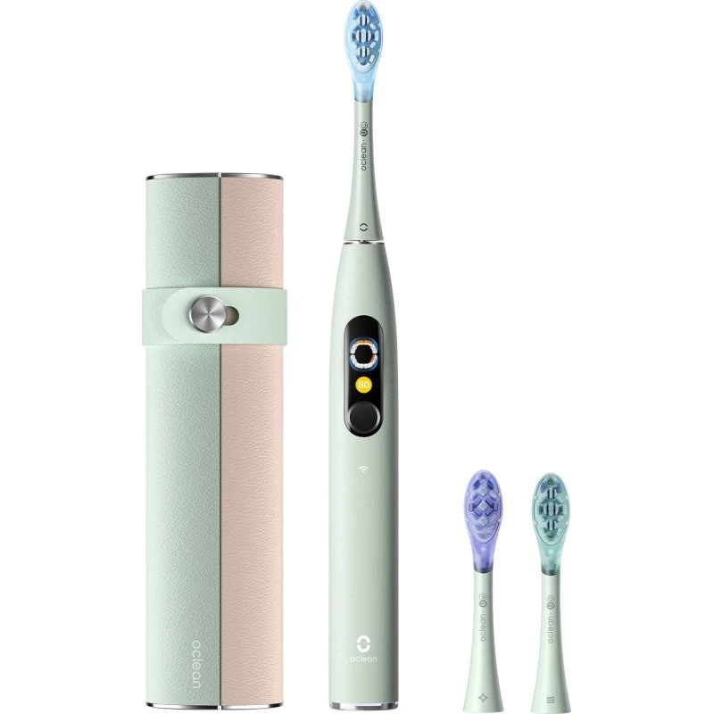 Oclean X Ultra 20 S Elektrisk Tandbørste Grøn med 2 Børstehoveder