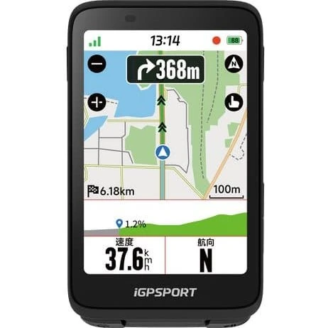 iGPSPORT BiNavi GPS-cykelcomputer, sort