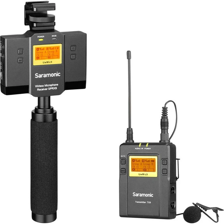 Saramonic UW-Mic9 Kit 12 (TX9 + SP-RX9) Trådløs Mikrofon til Smartphone