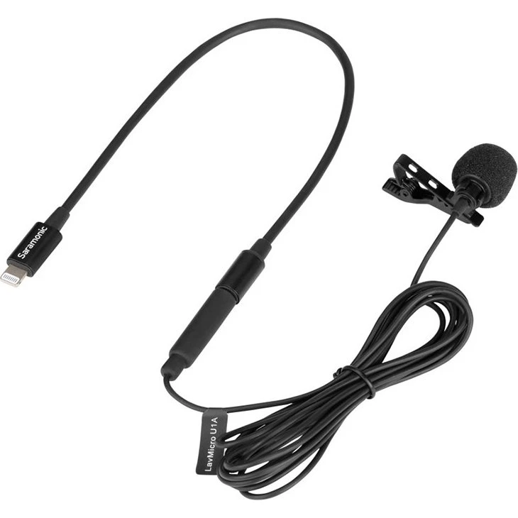Saramonic LavMicro U1A Lavalier Mikrofon med Lightning, 2 m