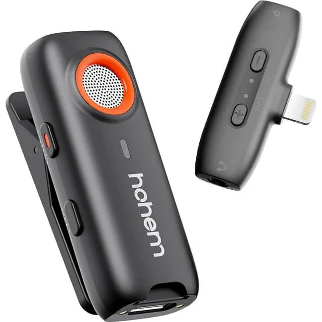 Hohem MIC-01 Trådløs Lavalier Mikrofon (Lightning)