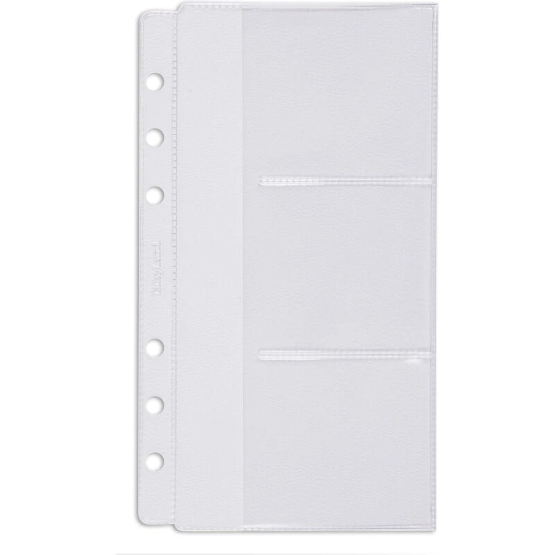 Mayland plastlommer til kreditkort til personlig planner 10 stk (3771)