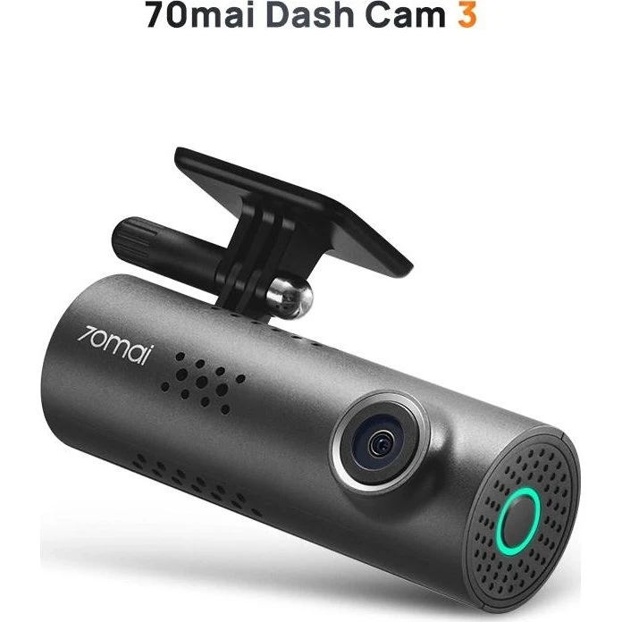 70mai M200 Dashcam Full HD med WiFi, Sort