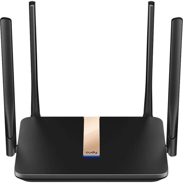 CUDY LT500D 4G AC1200 Dual Band Wi-Fi Router, Sort