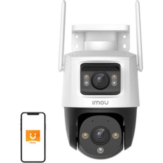 IMOU Cruiser Dual 8MP 360° WiFi-kamera, IP66, pan/tilt, person- og bildetekning