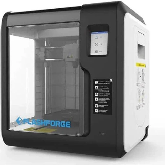FlashForge Adventurer 3 3D-printer, 150x150x150mm, 0,4mm dyse, Wi-Fi, Kamera, Sort/Hvid