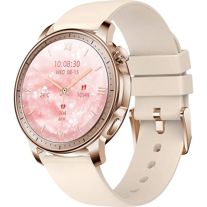 Colmi V65 Smartwatch, Guld, 1,32" AMOLED