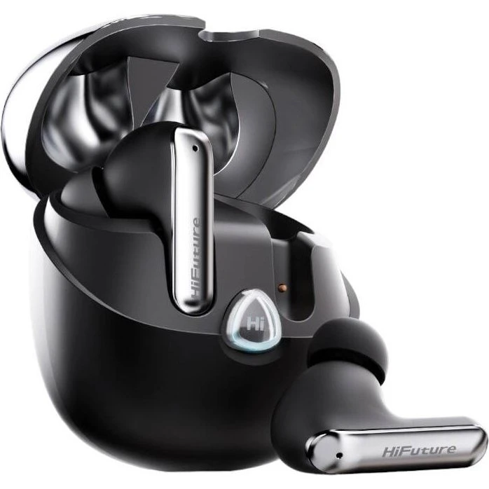 HiFuture Sonic Air Earbuds, 35 Timer, Sort
