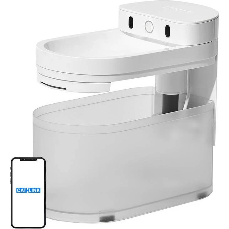 Catlink Pure 3 Smart Drikkeautomat, Hvid