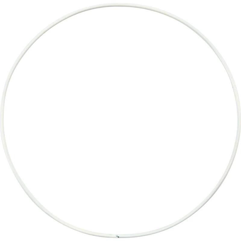 Universal metalring 15 cm, 2 mm tykkelse, hvid – 10 stk.