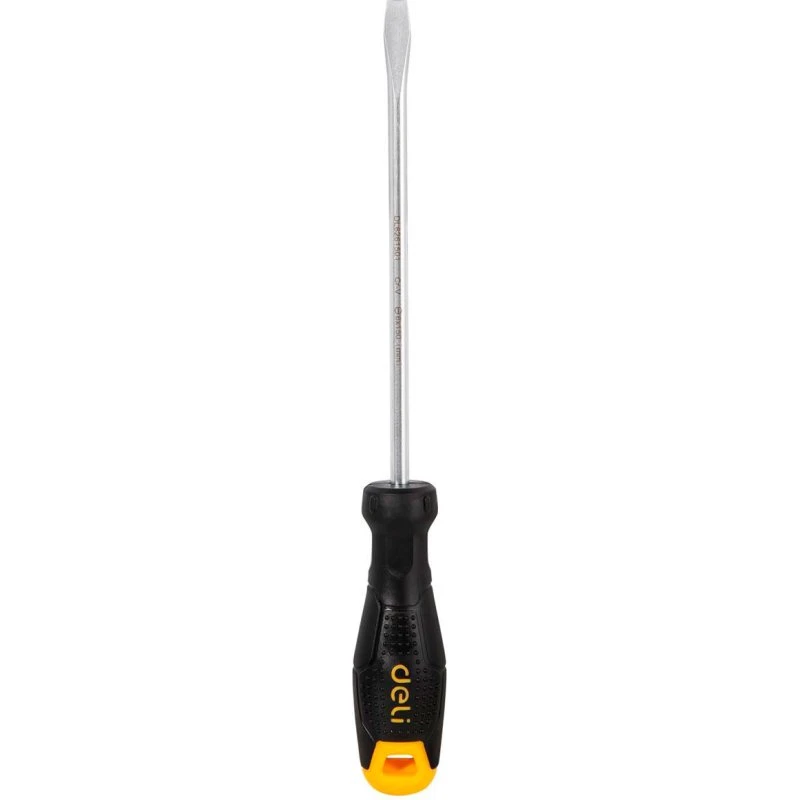 Deli EDL6261501 Skruetrækker Flad Kærv 6x150mm Sort