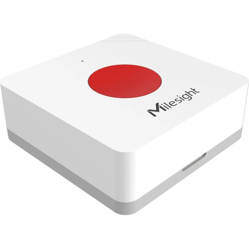 Milesight WS101 LoRaWAN Smart Knap, Hvid, med SOS
