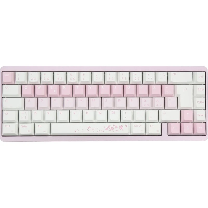 Varmilo Muse65 Hall Effect 65% RGB Tastatur - Lyserød