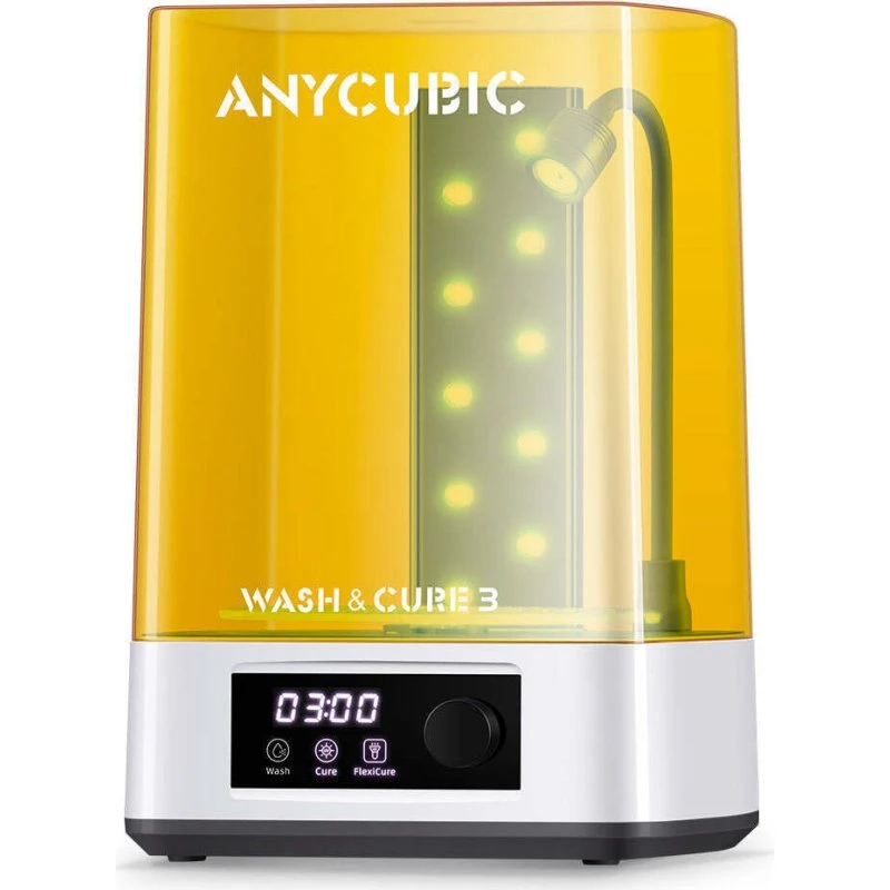 Anycubic Wash & Cure 3 - Rense- og tørreenhed (sort)