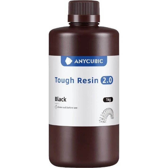 Anycubic Tough Resin 2.0, 1kg, Sort