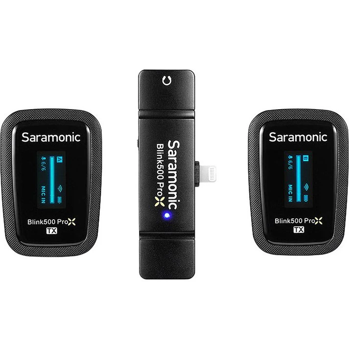 Saramonic Blink 500 ProX B4 Trådløs Lavalier Mikrofon (2x Mikrofoner, Modtager, Lightning)