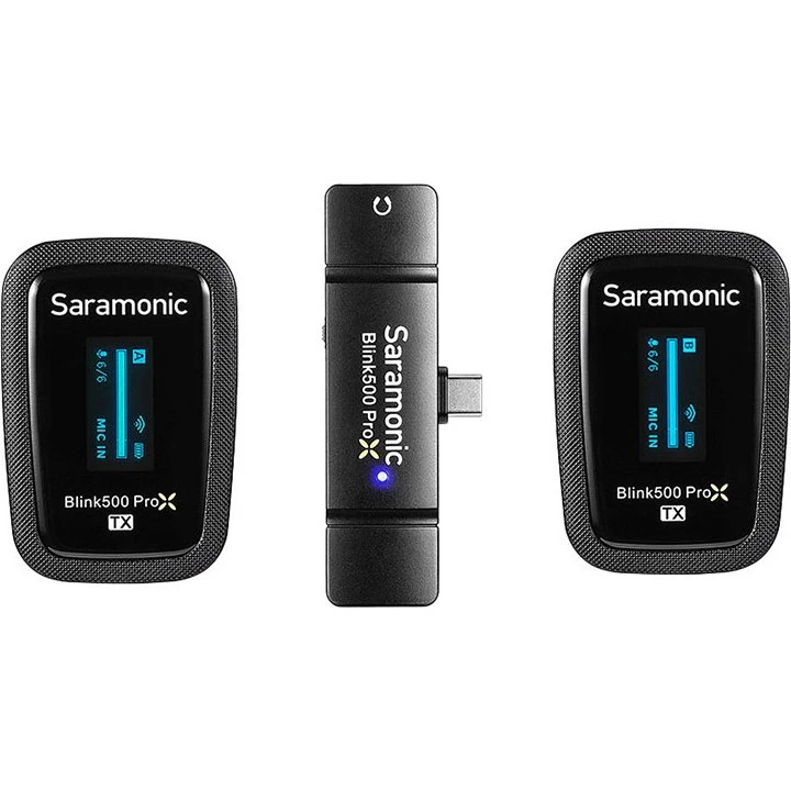 Saramonic Blink 500 ProX B6 Trådløse Lavalier Mikrofoner (2x Mikrofoner, 1x Modtager)