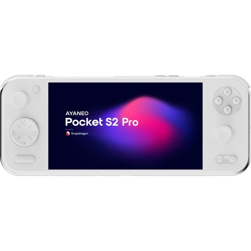 Ayaneo S2 Pro Spillekonsol, Snapdragon G3 Gen.3, 16GB RAM, 512GB SSD, Android 14, Hvid