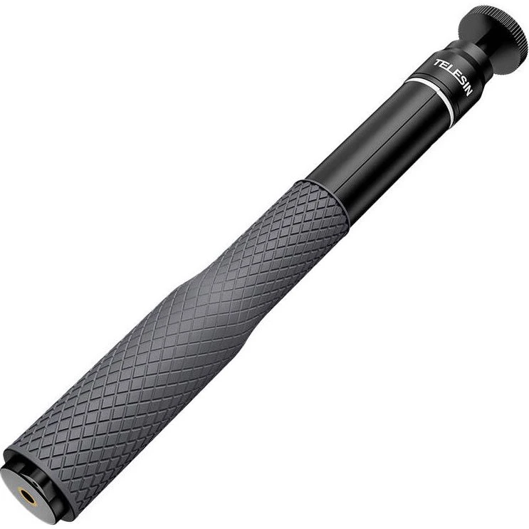 TELESIN Selfie Stick med Rundt Hoved, Vandafvisende, 232-654 mm