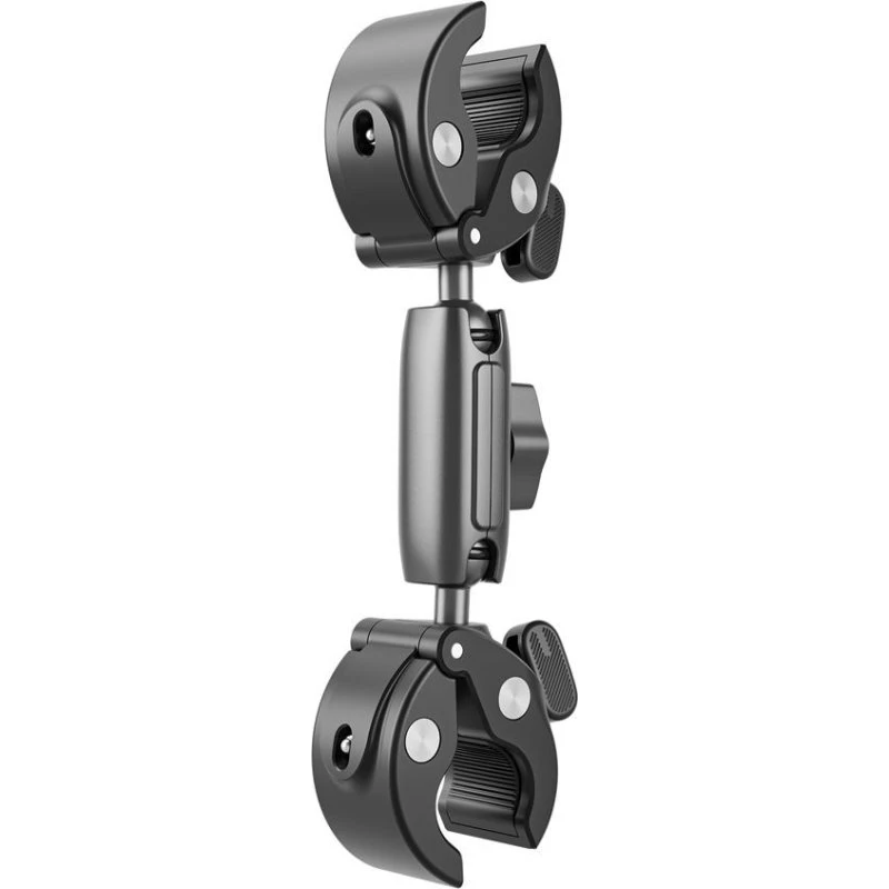 Telesin Crab Clamp Mount GP-HBM-001-D, 12–65 mm, 360° kugleled, sort