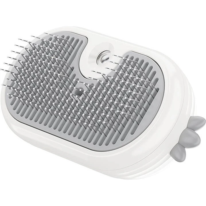 Rojeco Cat Steam Brush med massagefunktion – Hvid